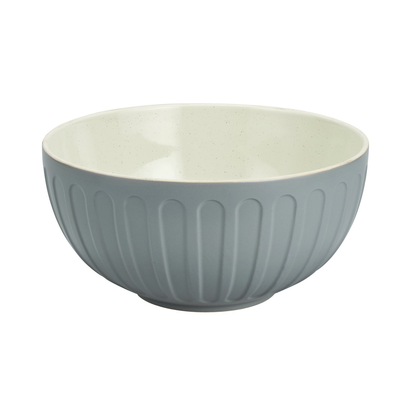 Sainsbury's Home Large Ceramic Mixing Bowl - Grey
