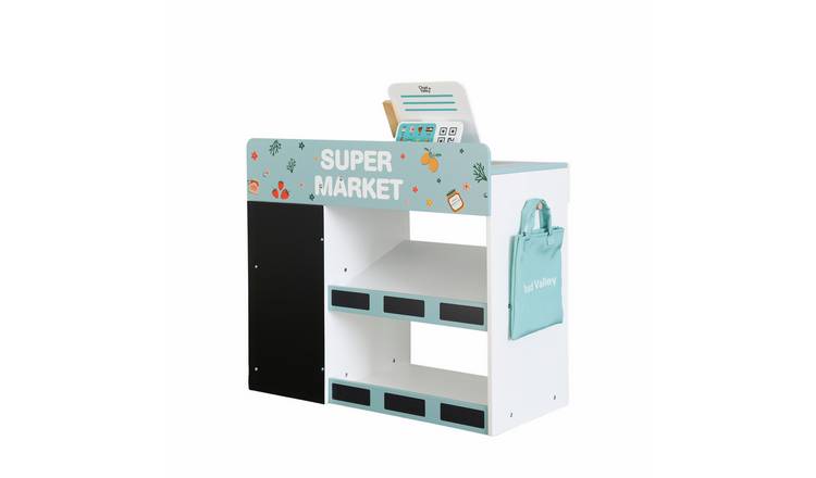 Chad Valley Wooden Supermarket Roleplay Toy Set