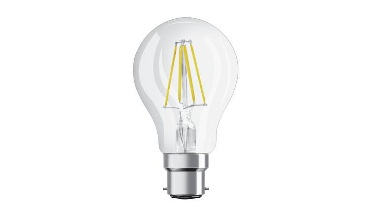Osram 6W LED BC Filament Light Bulb - 2 Pack