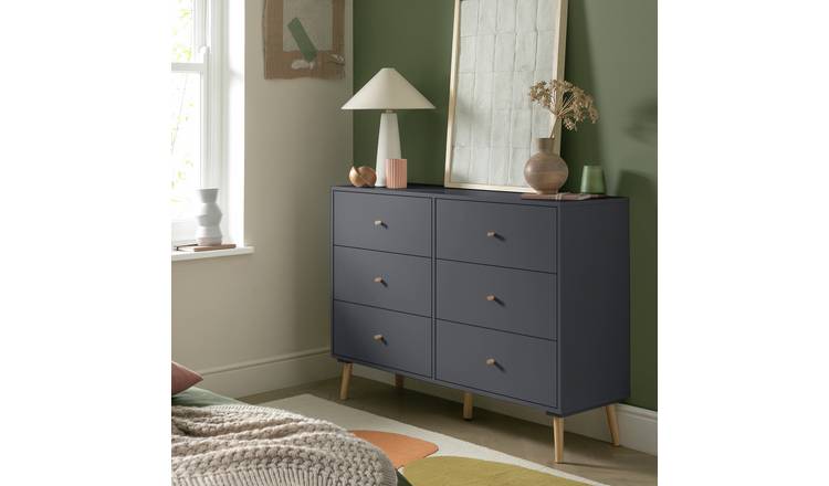 Habitat Otto 6 Drawer Chest - Grey