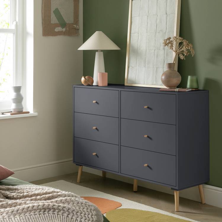 Habitat Otto 6 Drawer Chest - Grey 0