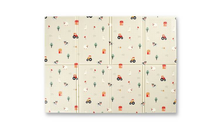 Nuby Fold N Go Farmyard Baby Playmat
