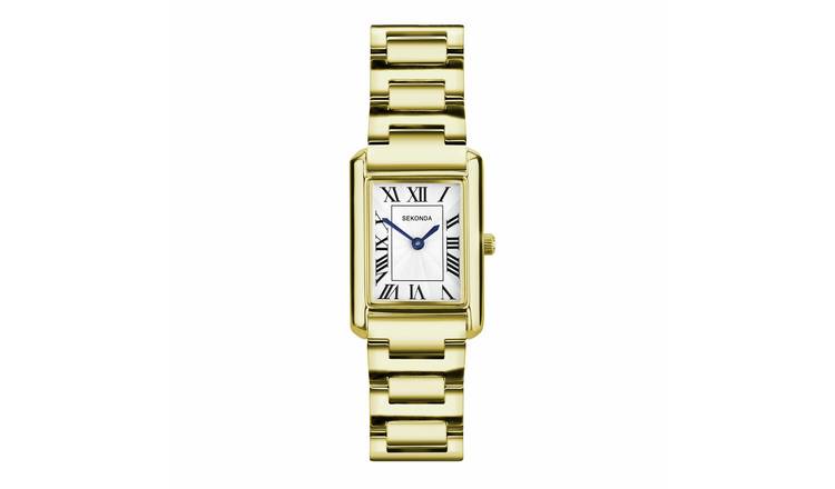 Sekonda Ladies Colette White Dial Gold Bracelet Watch