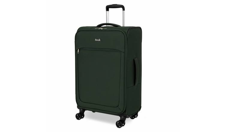 Rock Lyon 8 Wheel Soft Suitcase - Green, Medium
