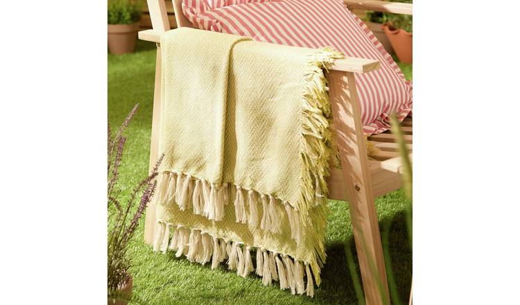 Wylder Wisley Herringbone Throw Yellow - 130x180cm