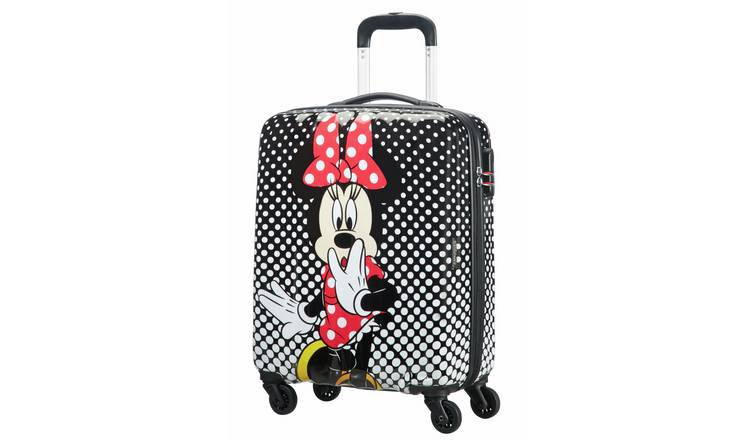 American Tourister Disney Minnie Mouse Polka Dot 4 Wheel Hard Suitcase - 55cm