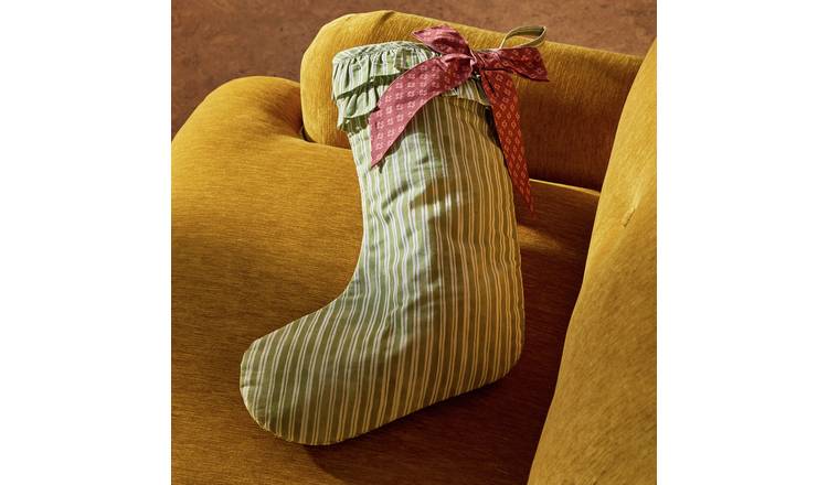Habitat Timeless Mix Frill Christmas Stocking
