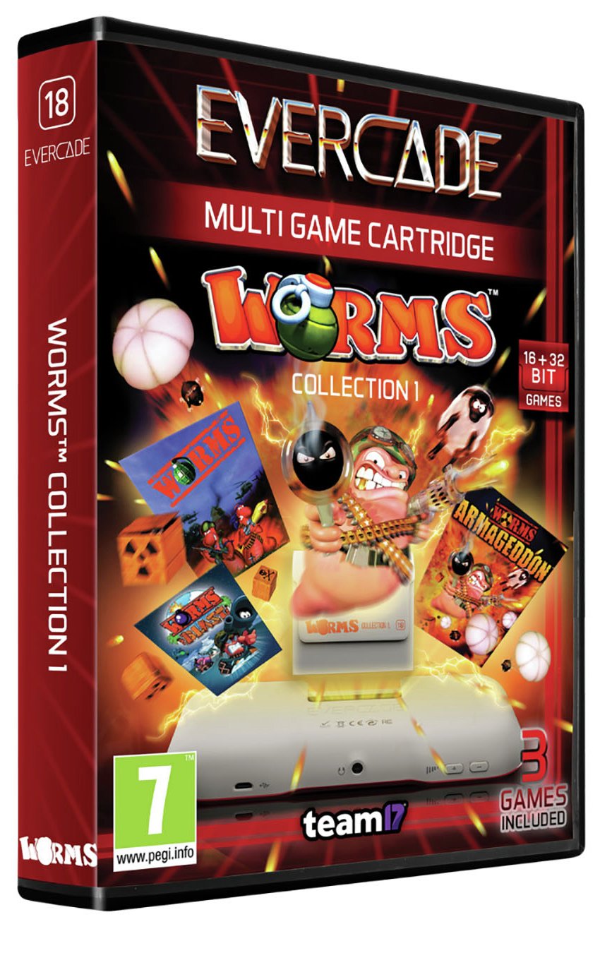 Blaze Evercade Cartridge 18: Worms Collection 1 Pre-Order 