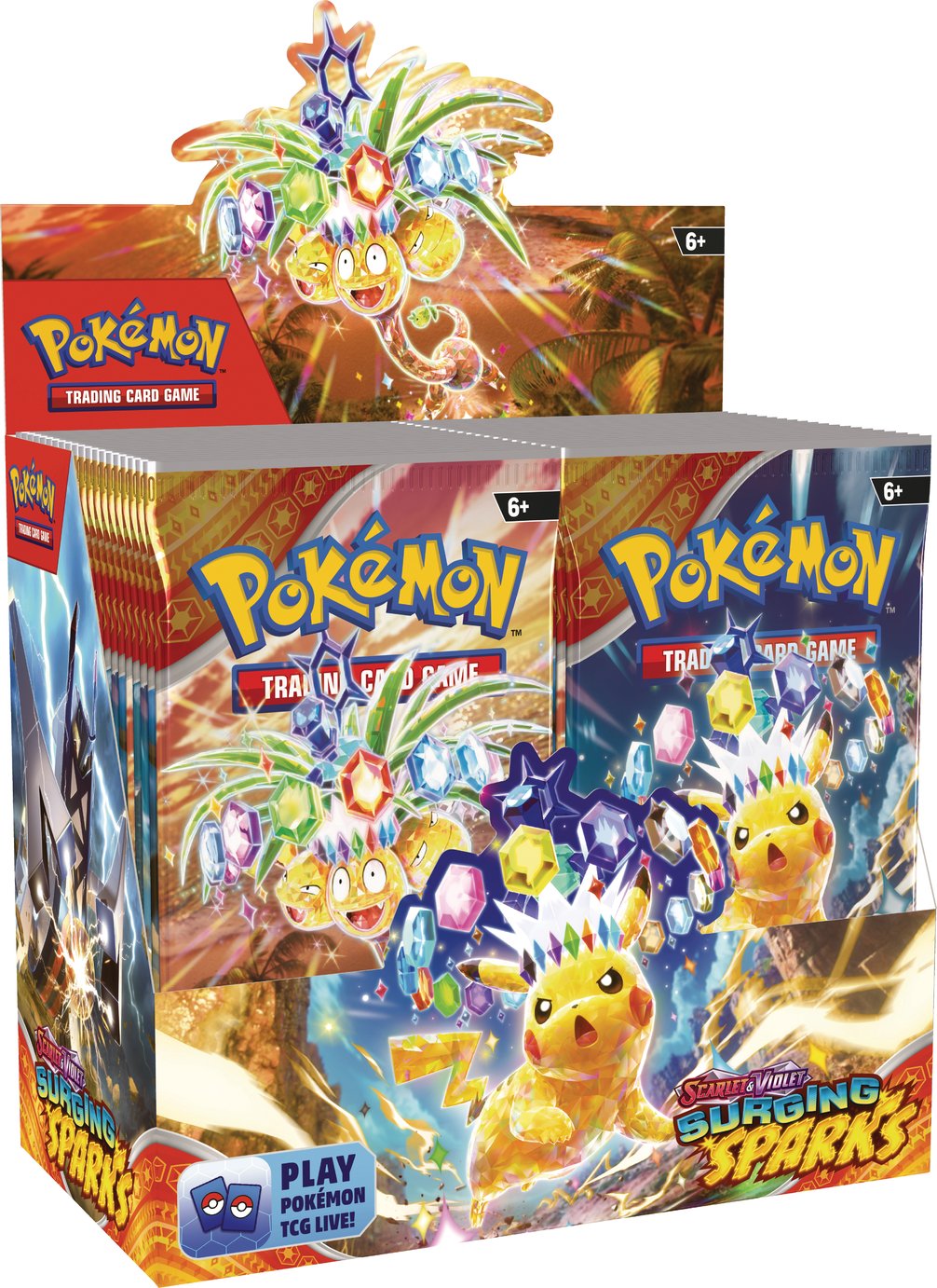 Buy Pokmon Scarlet & Violet - Surging Sparks Trading Card Game | Trading  cards and card games | Argos