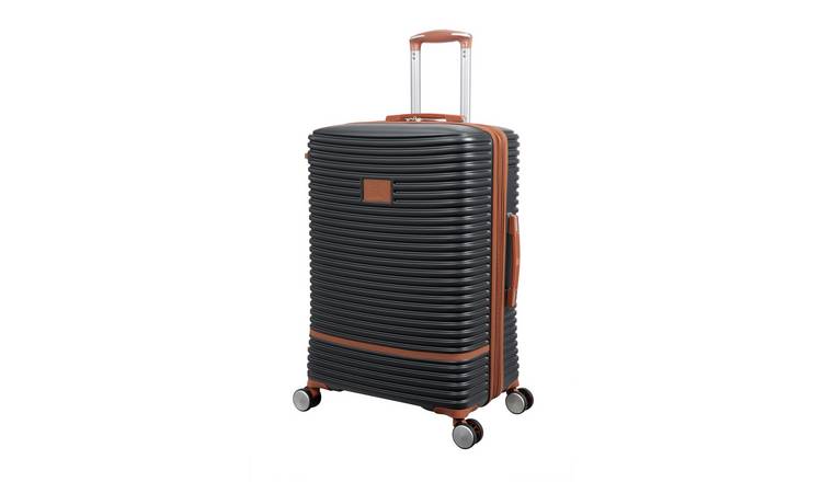 IT Luggage Replicating Expandable 8 Wheel Hard Medium Suitcase - Charcoal