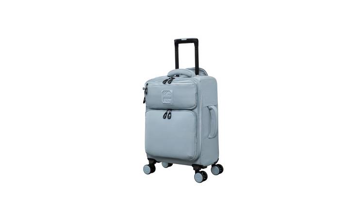 IT Luggage Ashdon 8 Wheel Soft Cabin Suitcase - Blue