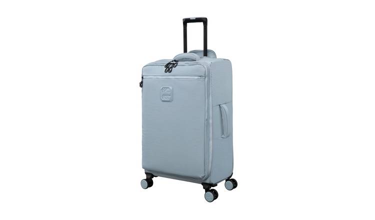 IT Luggage Ashdon 8 Wheel Soft Medium Suitcase - Blue