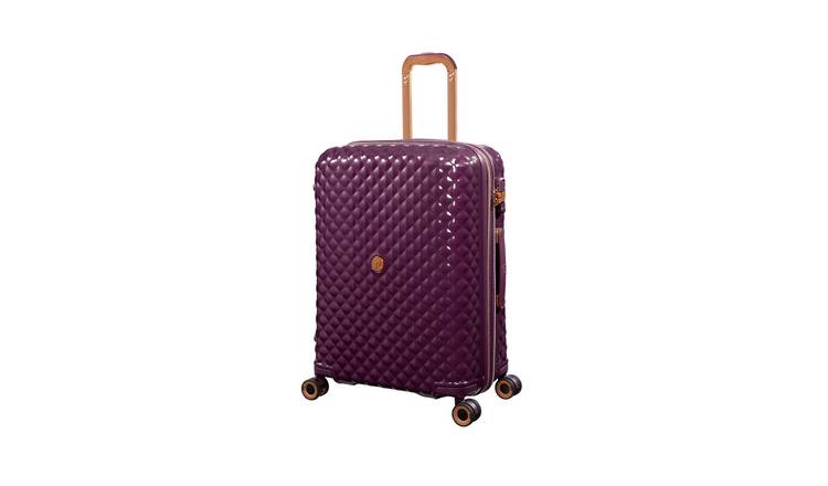 IT Luggage Glitzy Expandable 8 Wheel Hard Medium Suitcase - Cherry