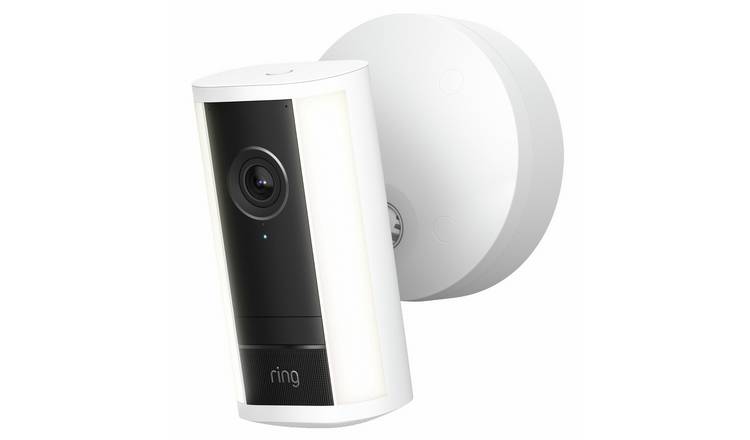 Ring Spotlight Cam Pro (2nd Gen) 4K Wired Security Camera - White