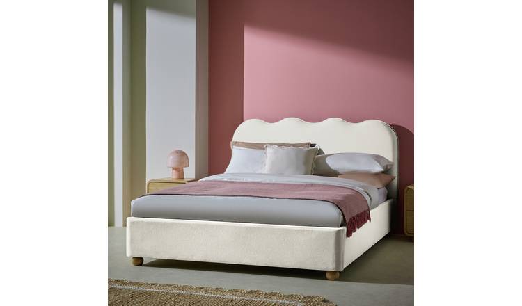 Habitat Onda End Lift Double Ottoam Bed - Natural
