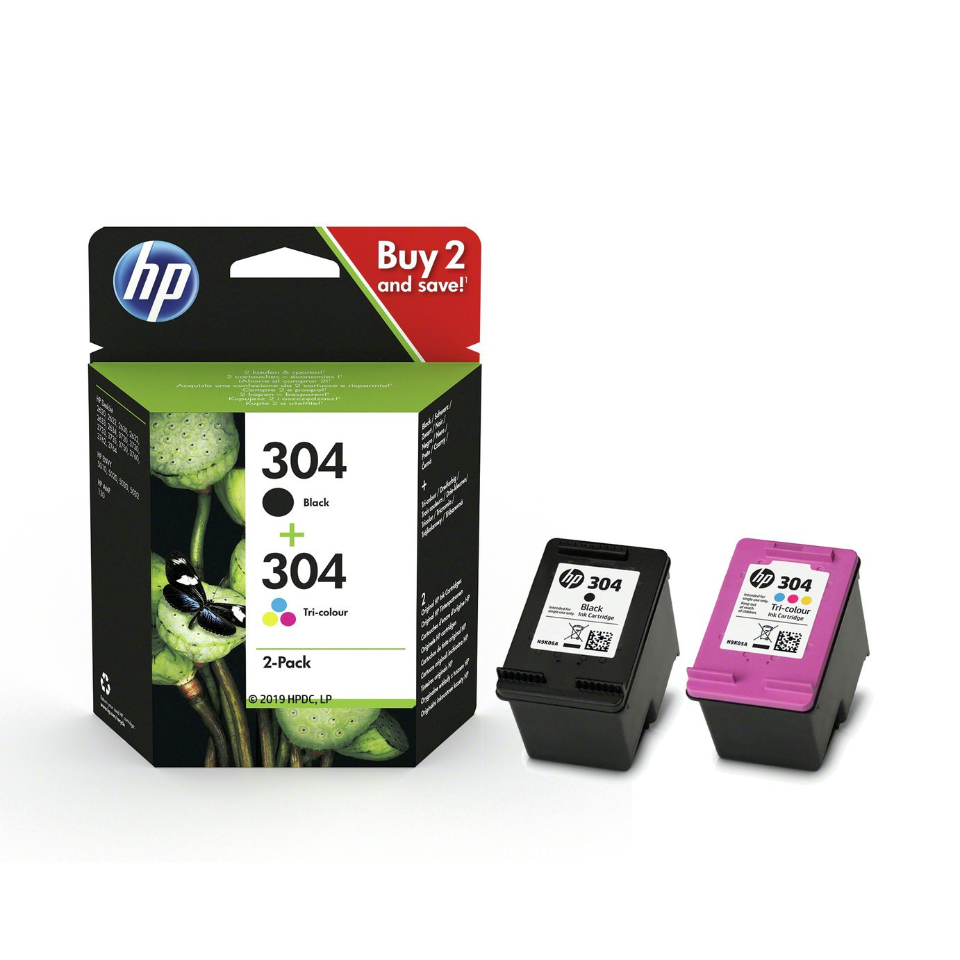 hp 304 black argos