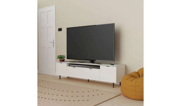 Argos Home Taite 2 Doors 2 Drawers TV Unit - White