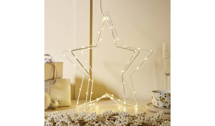 Argos Home Light Up Folding Star Christmas Hanging Decoration
