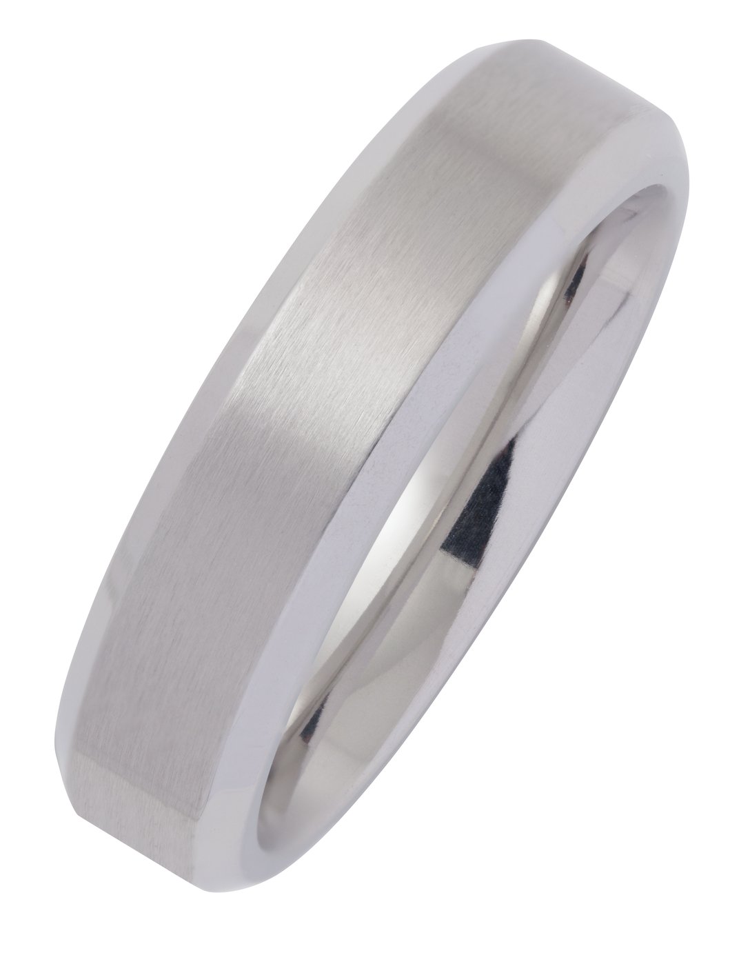 Revere Stainless Steel Plain Wedding Ring - U