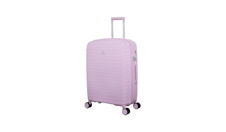 IT Luggage Continuous Expandable 8 Wheel Hard Medium Suitcase - Lilac
