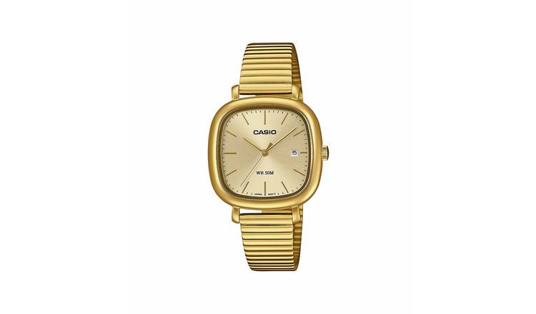 Casio LTP-B166 Stainless Steel Gold Colour Analogue Watch