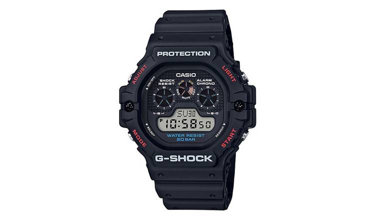 Casio G-Shock Black Dial Black Strap Digital Watch
