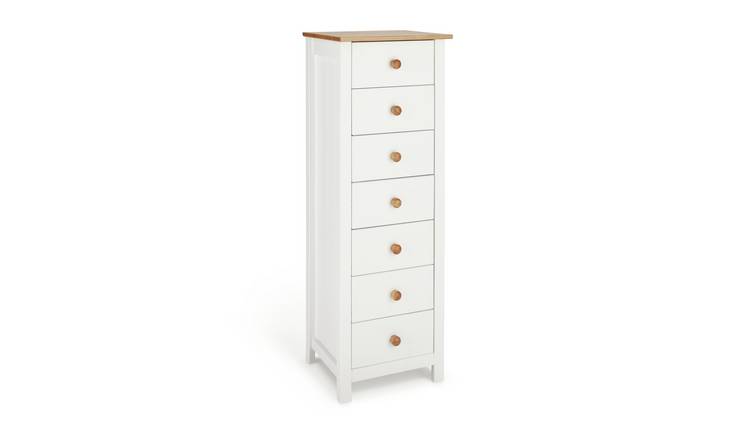 Argos white hot sale tallboy