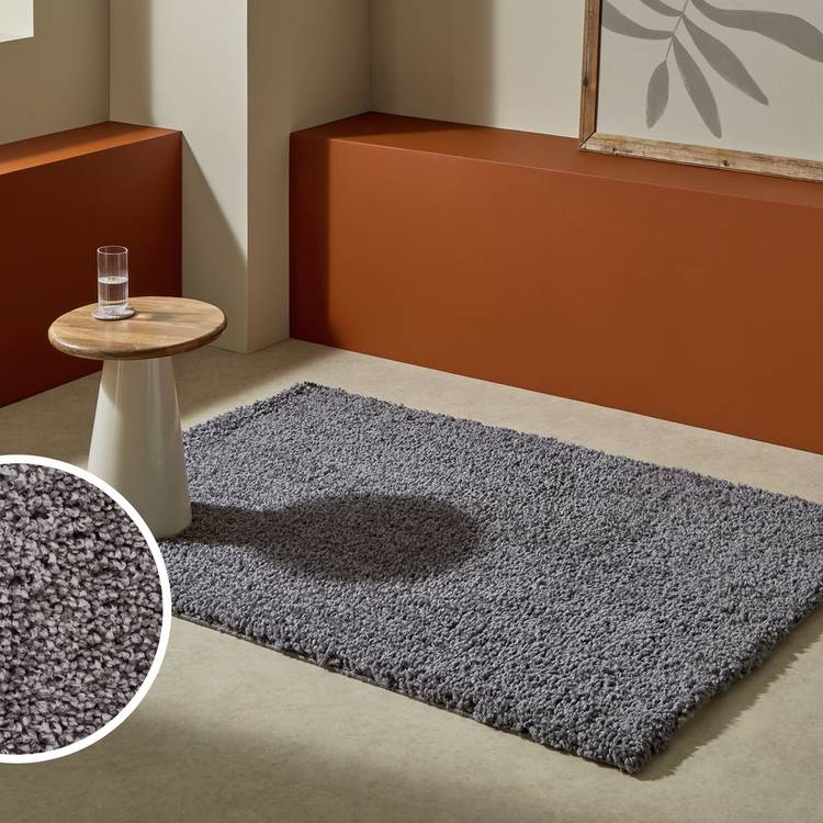 Habitat Noodle Flint Grey Rug - 120x170cm 0