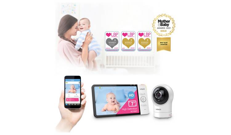 Buy Vtech 7764 Smart Video 7 Inch Hd Baby Monitor Baby Monitors Argos