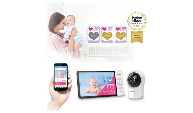 VTech 7764 Smart Video 7 Inch HD Baby Monitor