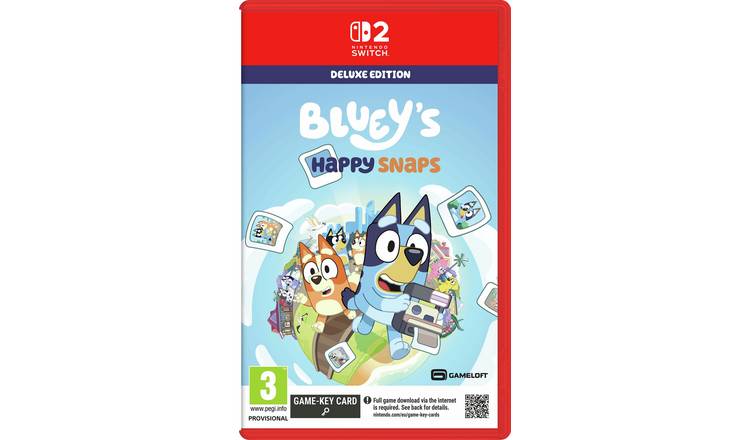 Bluey's Happy Snaps Deluxe Edition Nintendo Switch 2 Game Pre-Order