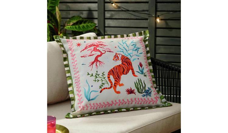 Furn Tiger Dream Multicolour Outdoor Cushion