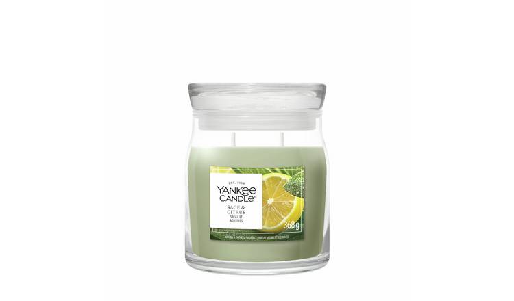 Yankee Candle Signature Medium Multiwick Jar Candle - Sage & Citrus