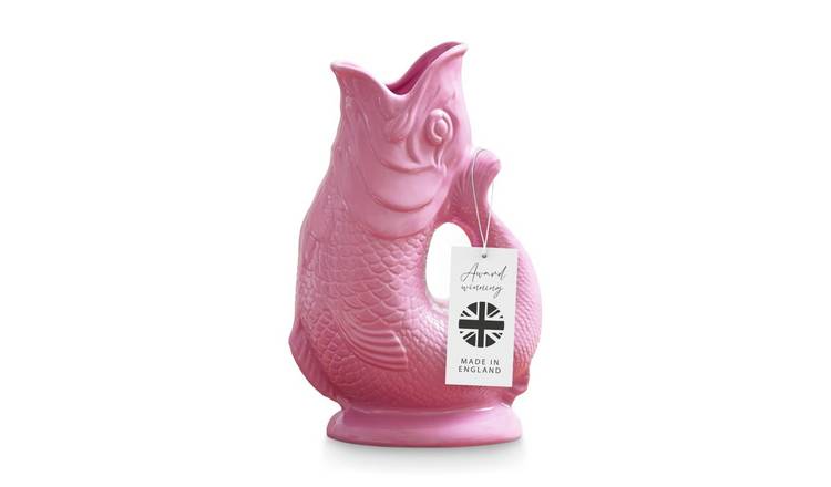 Wade Ceramic Clay Fish Jug 1.2L - Pink