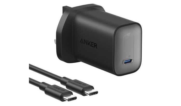 Anker Nano 100W USB-C Fast GaN Charger with 1.8m USB-C Cable - Black