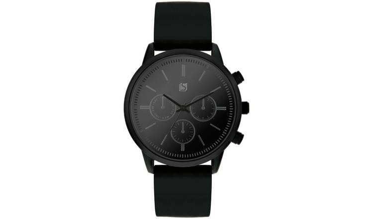 Buy Spirit Men's Black Rubber Strap Watch | Men's watches | Argos