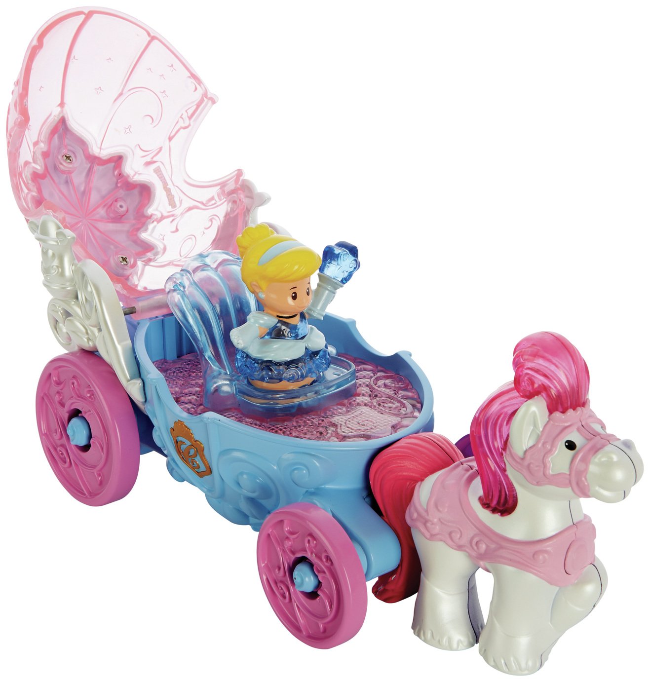 fisher price ariel carriage