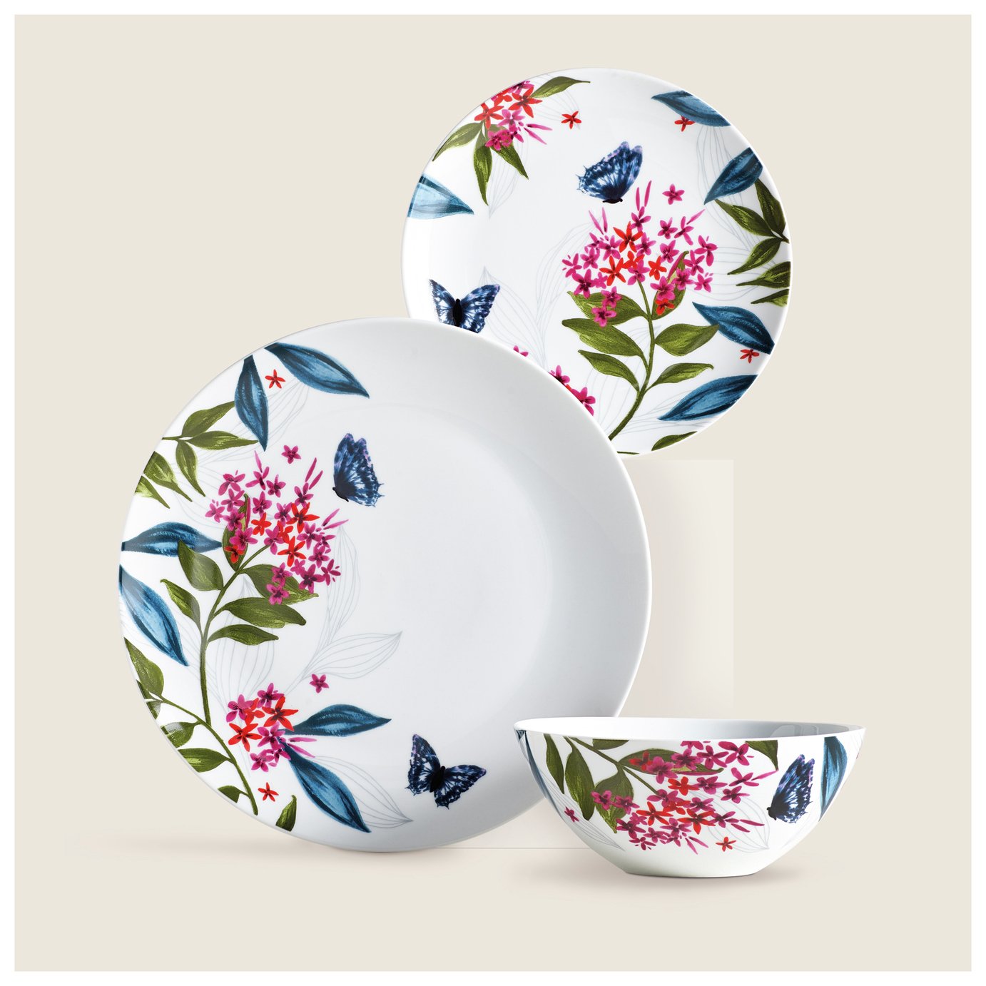 Sainsbury's Home Palm House 12 Piece Dinner Set review