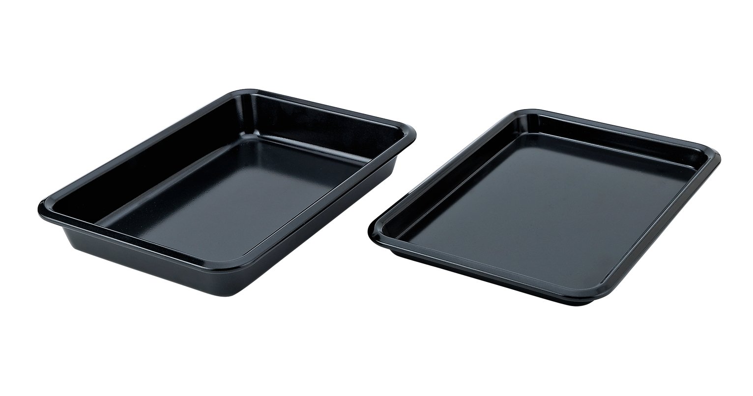 Sainsbury's Home Heavy Gauge 2 Piece Oven Tray & Roaster Set review