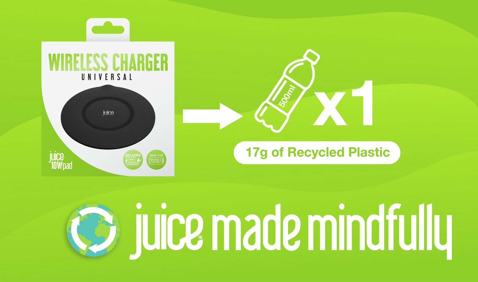 Juice Pad Qi Enabled 10W Wireless Charger Reviews