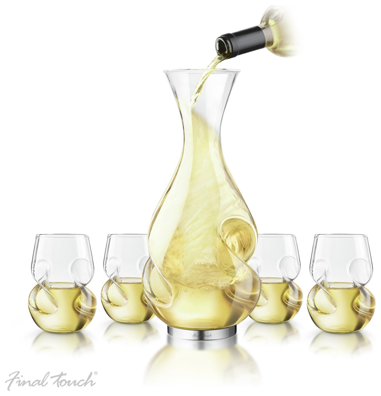 Final Touch Conundrum White Wine Decanter Set review