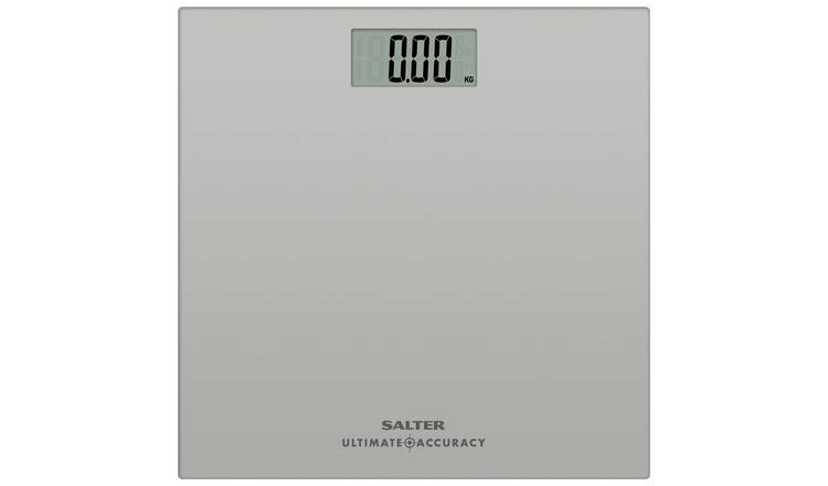 Scales Buy Salter Ultimate Accuracy Digital Bathroom Scales - Silver | Bathroom  scales | Argos