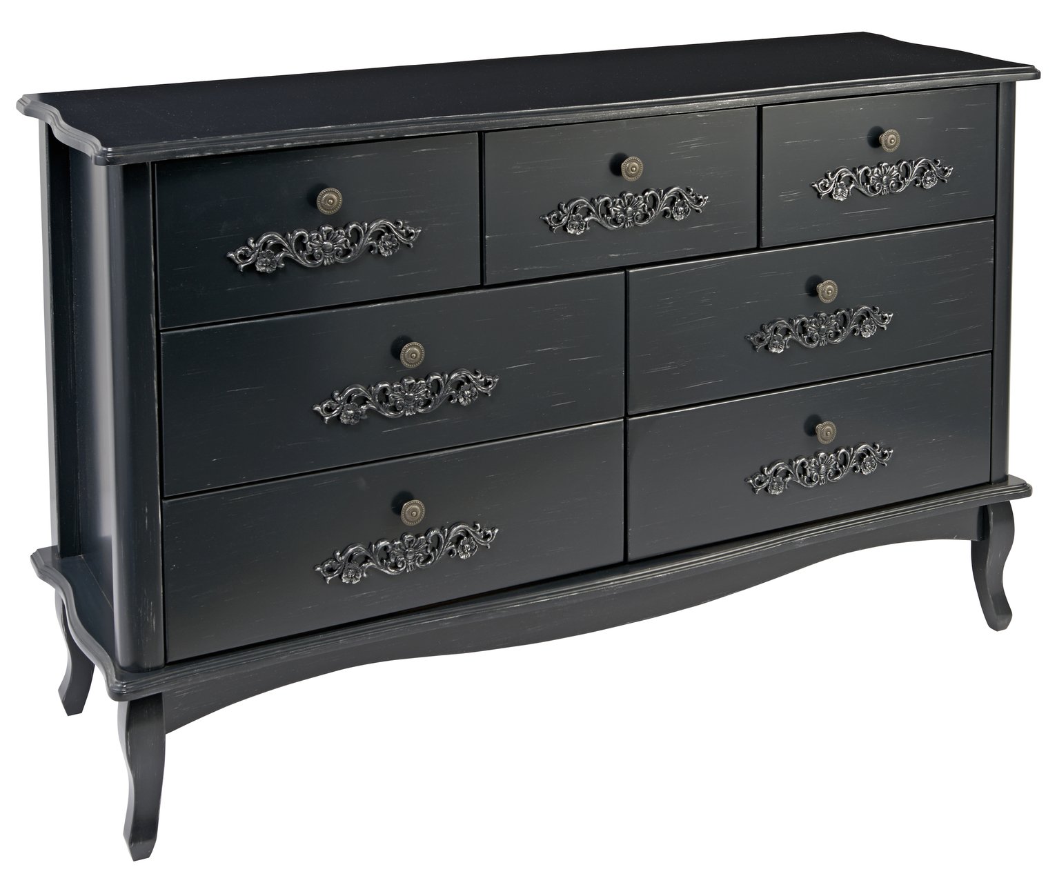 Argos Home Sophia 7 Drawer Chest - Black