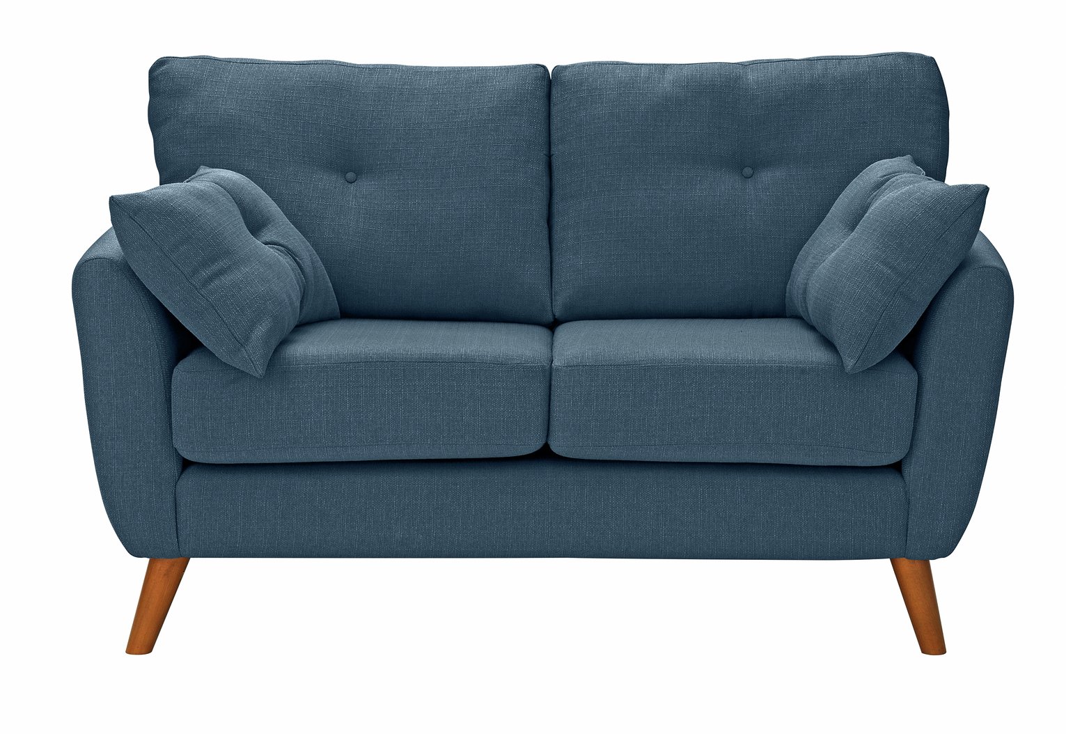 Argos Home Kari 2 Seater Fabric Sofa - Blue