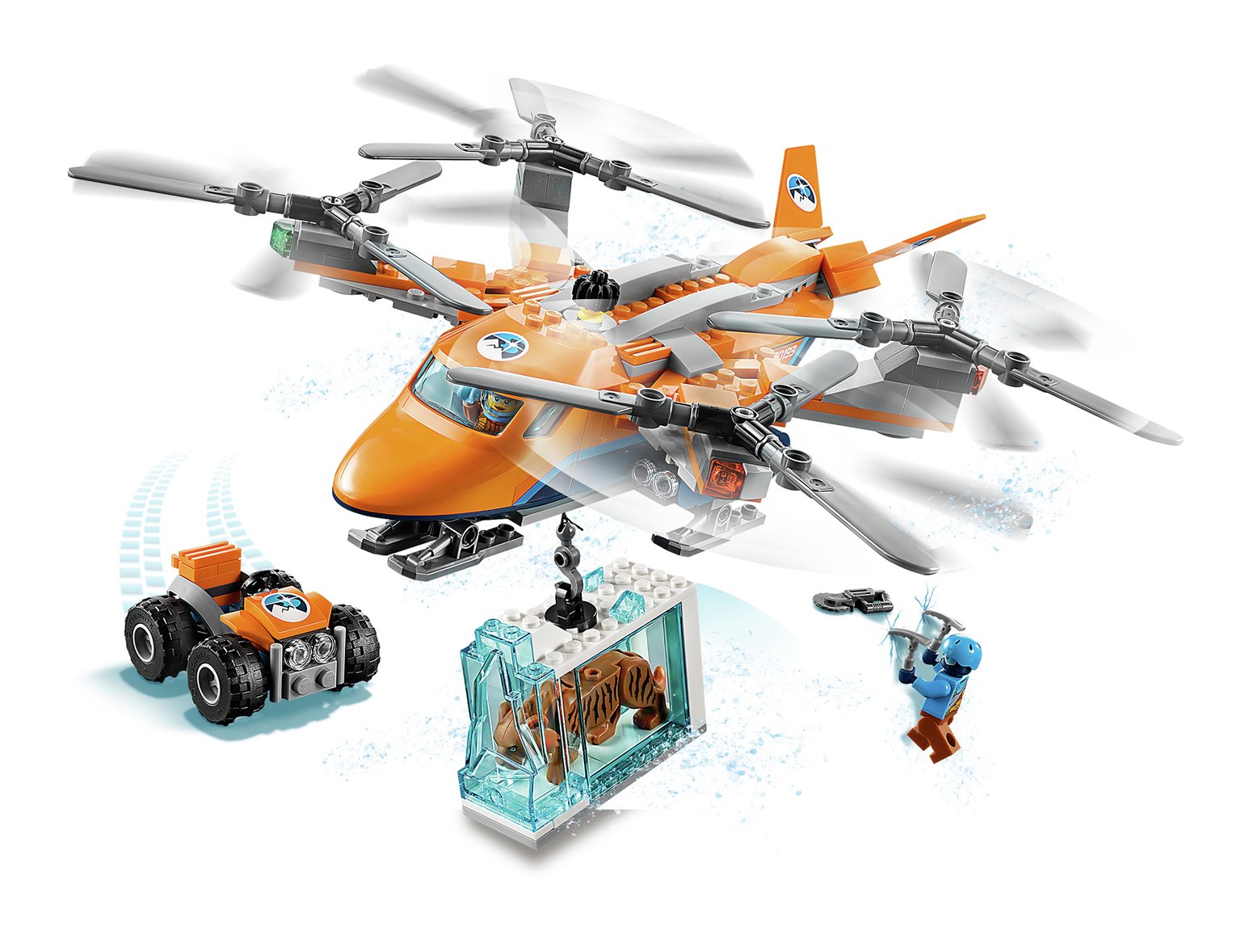 lego arctic rescue helicopter