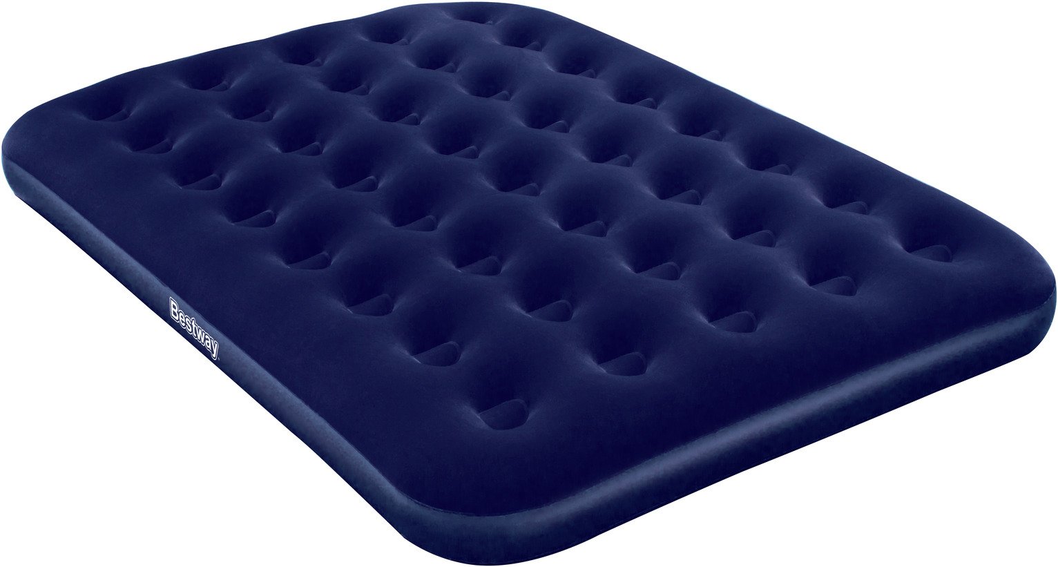 Матрас надувной bestway flocked air bed 203 x 152 x 22 см