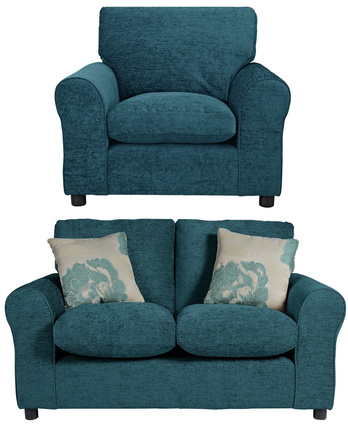 Argos Home Tessa Compact 2 Seater Sofa and Chair