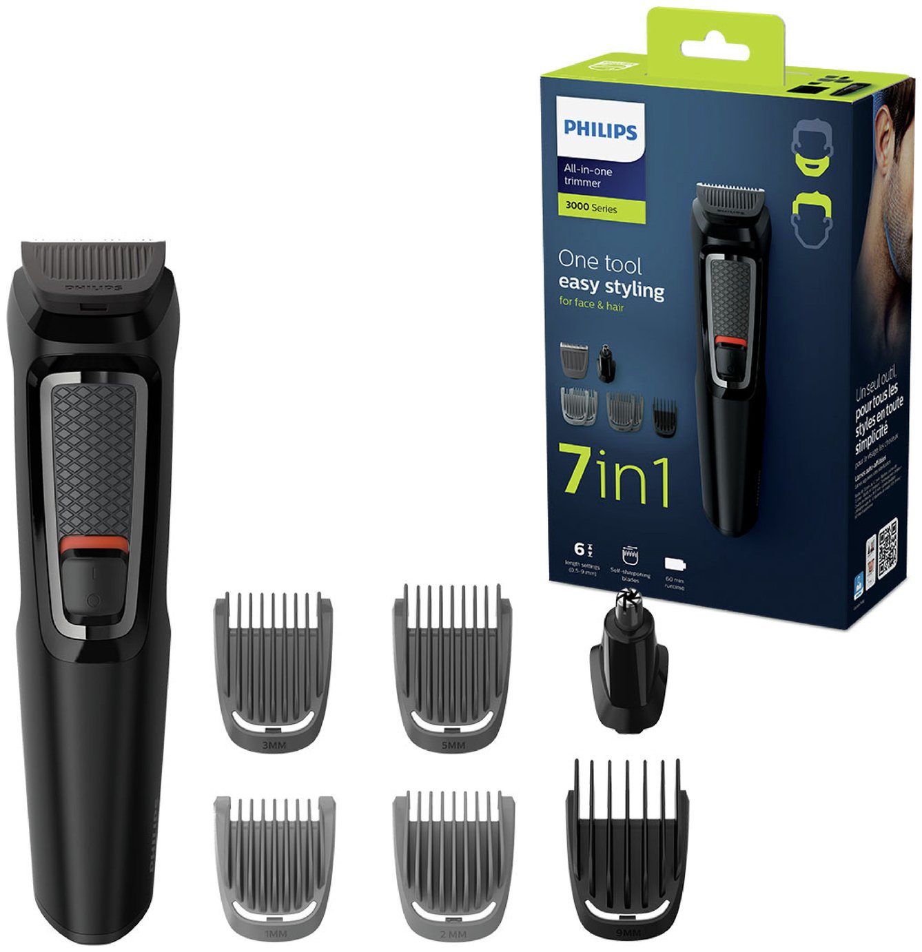 Philips 7 in 1 Beard Trimmer and Hair Clipper Kit MG3720/33