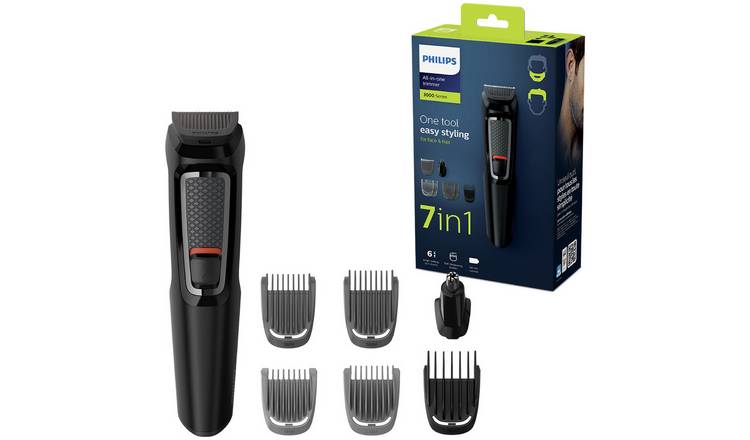 Buy Philips 7 in 1 Beard Trimmer and Hair Clipper Kit MG3720/33, Beard and  stubble trimmers