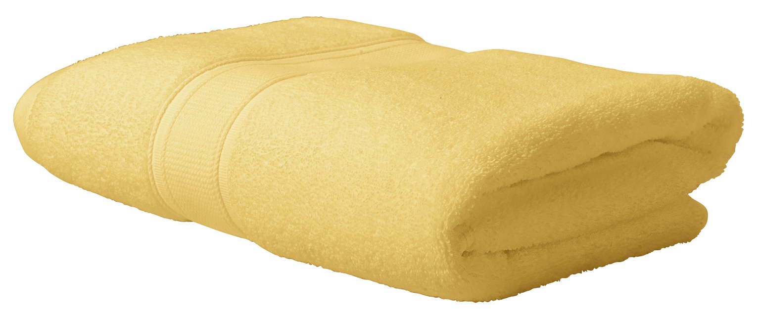 Argos Home Super Soft Bath Towel - Mustard